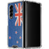 New Zealand Flag Distressed Galaxy Z Fold4 5G Clear Case